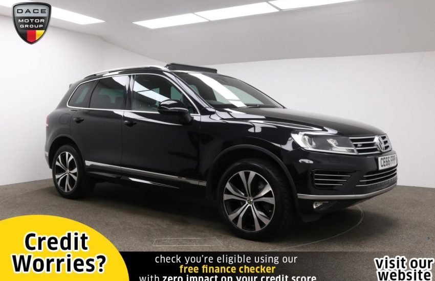 Used 2016 BLACK VOLKSWAGEN TOUAREG for sale in Manchester