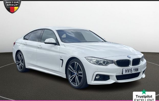 Used 2015 WHITE BMW 4 SERIES GRAN COUPE for sale in Manchester