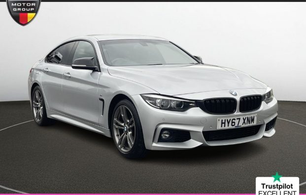 Used 2017 SILVER BMW 4 SERIES GRAN COUPE for sale in Manchester