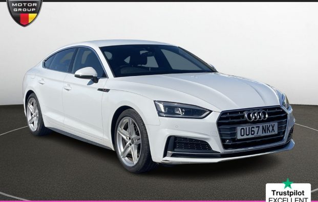 Used 2017 WHITE AUDI A5 for sale in Manchester