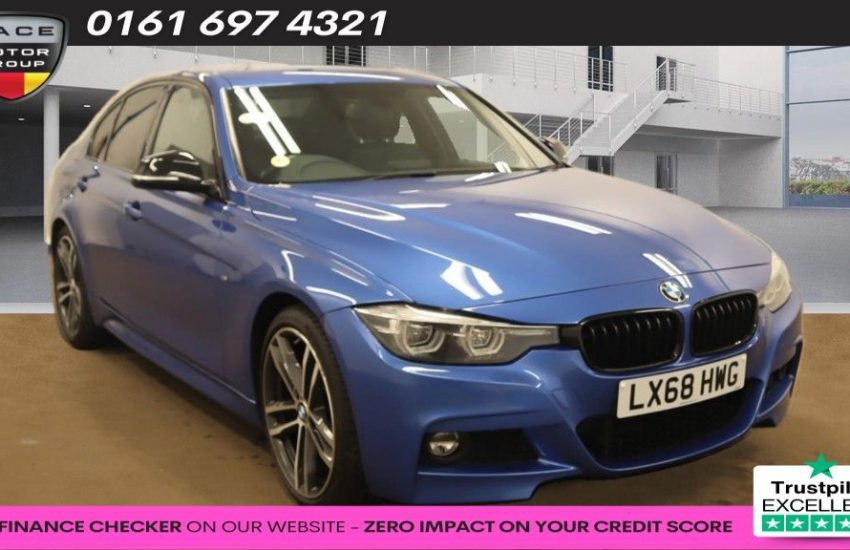 Used 2018 BLUE BMW 3 SERIES for sale in Manchester