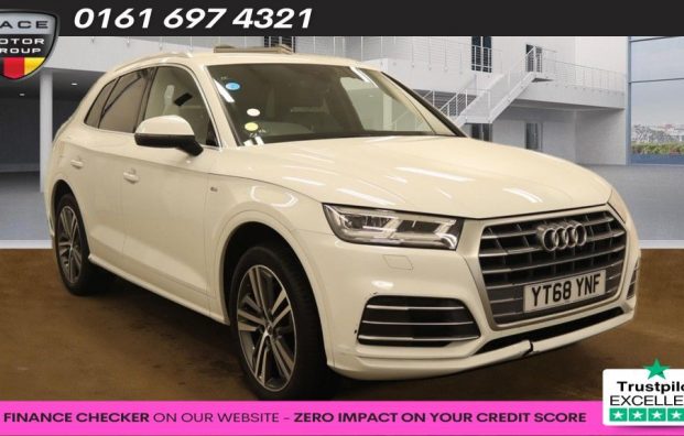 Used 2018 WHITE AUDI Q5 for sale in Manchester