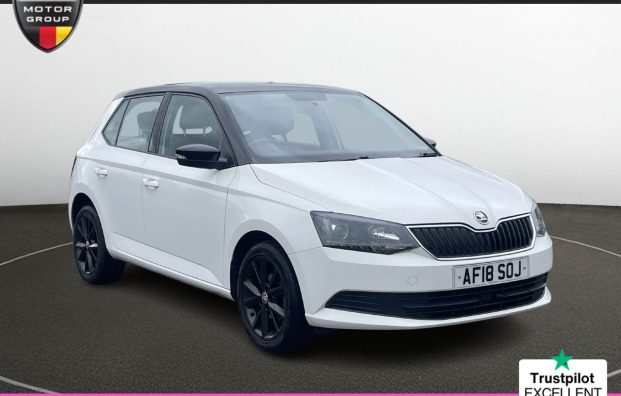 Used 2018 WHITE SKODA FABIA for sale in Manchester