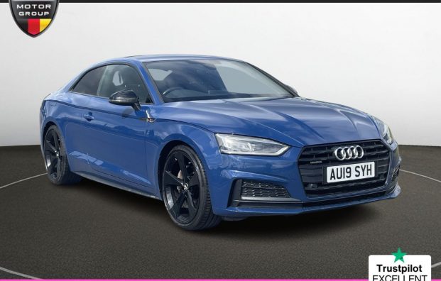 Used 2019 BLUE AUDI A5 for sale in Manchester
