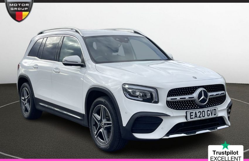 Used 2020 WHITE MERCEDES-BENZ GLB for sale in Manchester