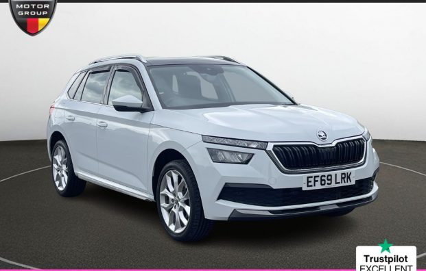 Used 2020 WHITE SKODA KAMIQ for sale in Manchester