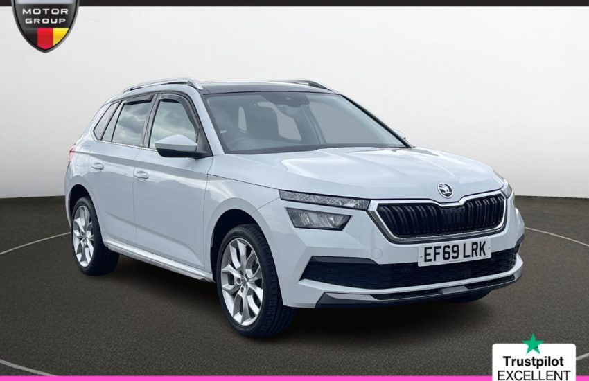 Used 2020 WHITE SKODA KAMIQ for sale in Manchester