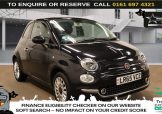 Used 2015 BLACK FIAT 500 for sale in Manchester