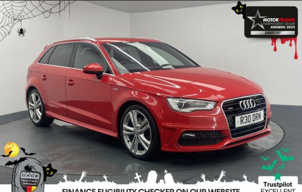 Used 2015 RED AUDI A3 for sale in Manchester