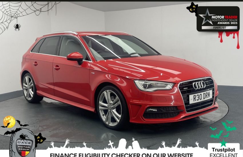 Used 2015 RED AUDI A3 for sale in Manchester