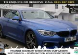 Used 2016 BLUE BMW 4 SERIES for sale in Manchester