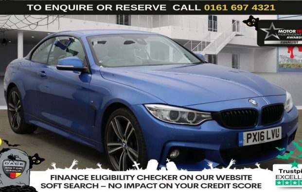 Used 2016 BLUE BMW 4 SERIES for sale in Manchester