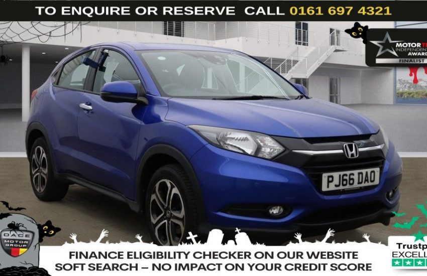 Used 2016 BLUE HONDA HR-V for sale in Manchester