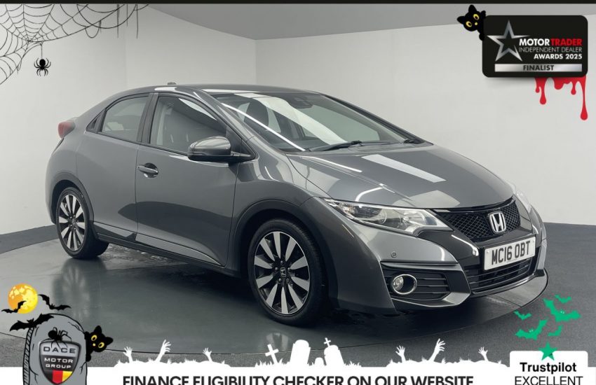 Used 2016 GREY HONDA CIVIC for sale in Manchester
