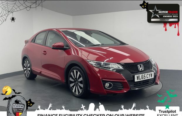Used 2016 RED HONDA CIVIC for sale in Manchester