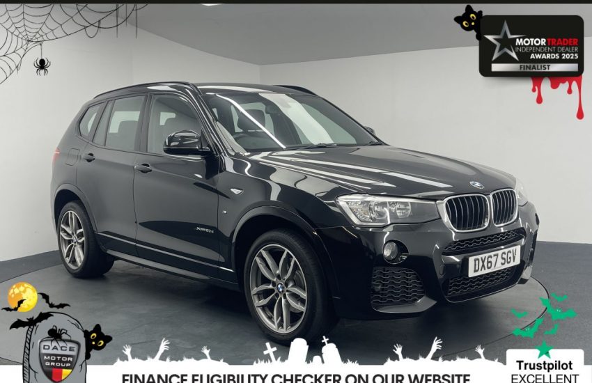 Used 2017 BLACK BMW X3 for sale in Manchester