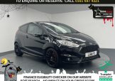 Used 2017 BLACK FORD FIESTA for sale in Manchester