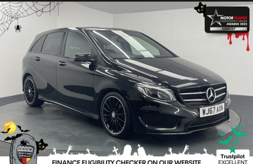 Used 2017 BLACK MERCEDES-BENZ B-CLASS for sale in Manchester