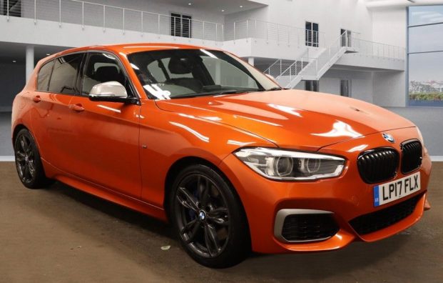 Used 2017 ORANGE BMW 1 SERIES for sale in Manchester