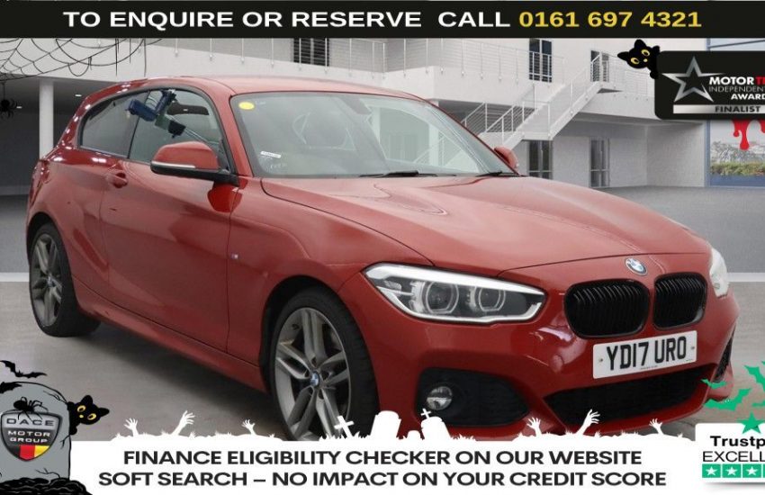 Used 2017 RED BMW 1 SERIES for sale in Manchester