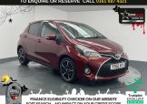 Used 2017 RED TOYOTA YARIS for sale in Manchester