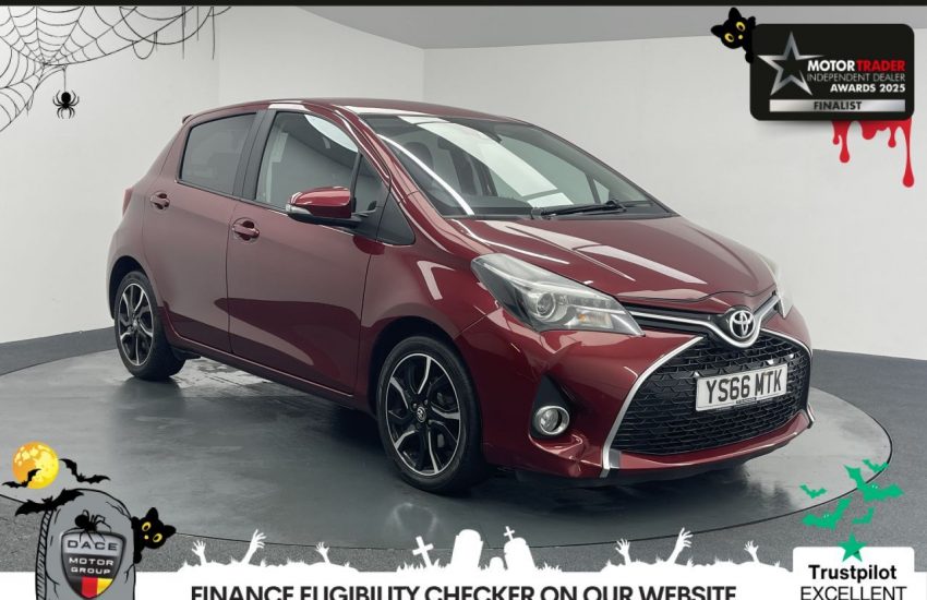 Used 2017 RED TOYOTA YARIS for sale in Manchester