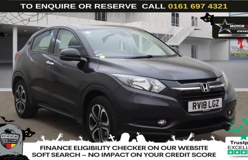 Used 2018 BLACK HONDA HR-V for sale in Manchester