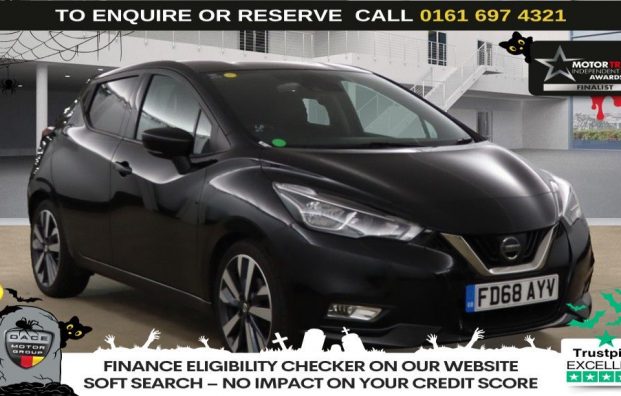 Used 2018 BLACK NISSAN MICRA for sale in Manchester