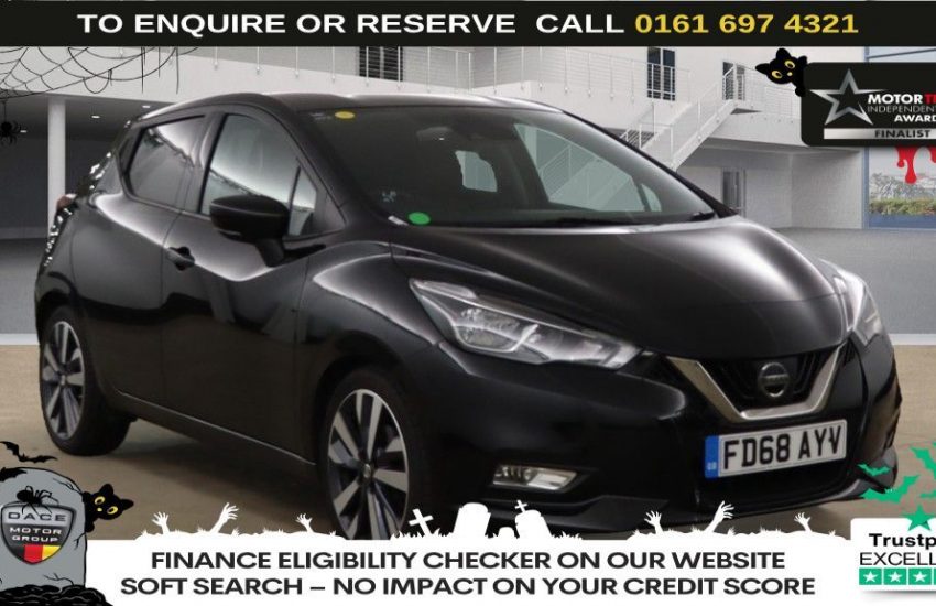 Used 2018 BLACK NISSAN MICRA for sale in Manchester