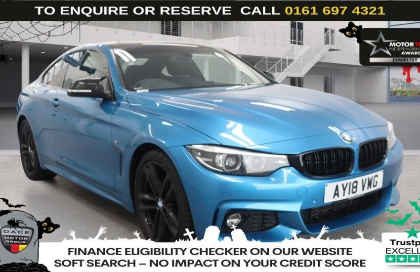 Used 2018 BLUE BMW 4 SERIES for sale in Manchester