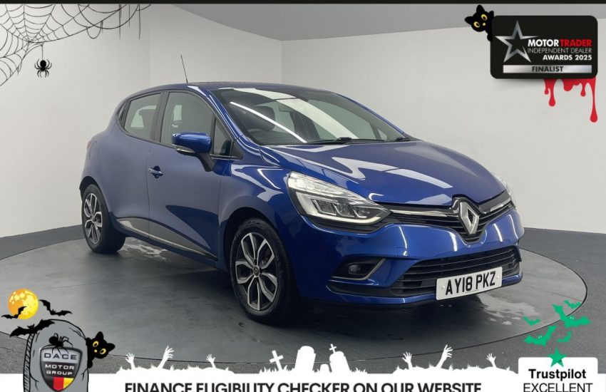 Used 2018 BLUE RENAULT CLIO for sale in Manchester