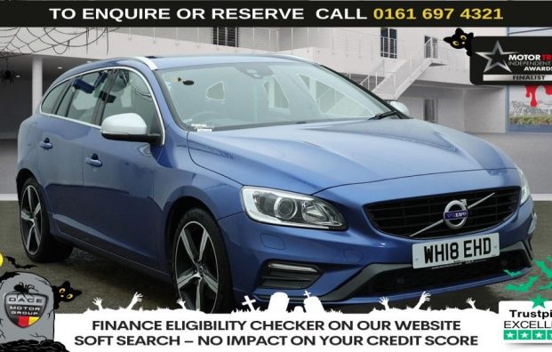 Used 2018 BLUE VOLVO V60 for sale in Manchester