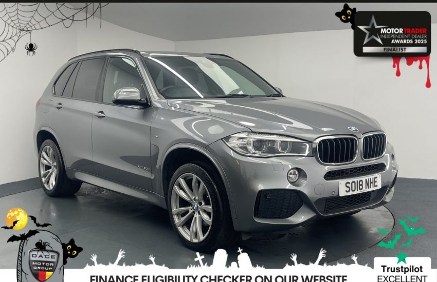 Used 2018 GREY BMW X5 for sale in Manchester