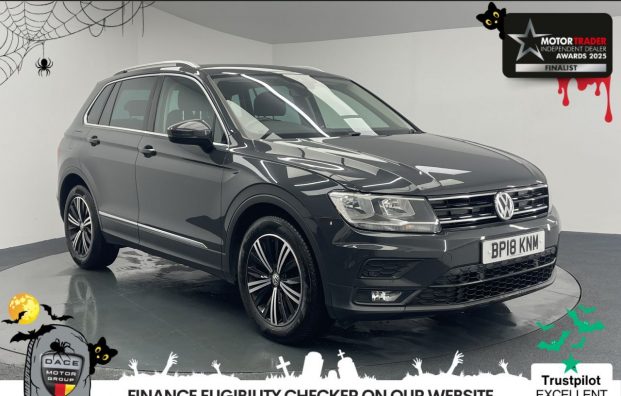Used 2018 GREY VOLKSWAGEN TIGUAN for sale in Manchester