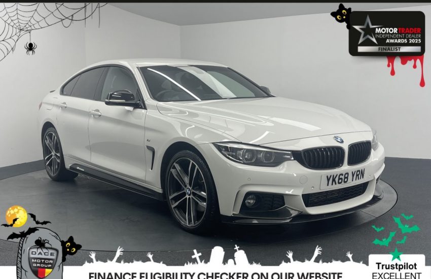 Used 2018 WHITE BMW 4 SERIES GRAN COUPE for sale in Manchester