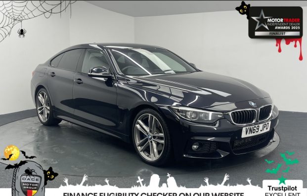 Used 2019 BLACK BMW 4 SERIES GRAN COUPE for sale in Manchester