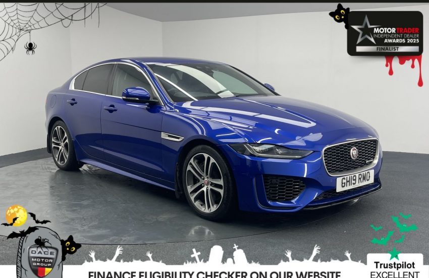 Used 2019 BLUE JAGUAR XE for sale in Manchester
