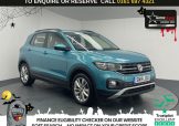 Used 2019 BLUE VOLKSWAGEN T-CROSS for sale in Manchester