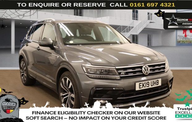 Used 2019 GREY VOLKSWAGEN TIGUAN for sale in Manchester