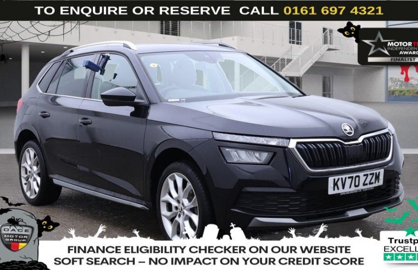 Used 2020 BLACK SKODA KAMIQ for sale in Manchester
