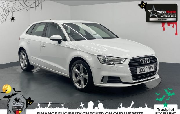 Used 2020 WHITE AUDI A3 for sale in Manchester