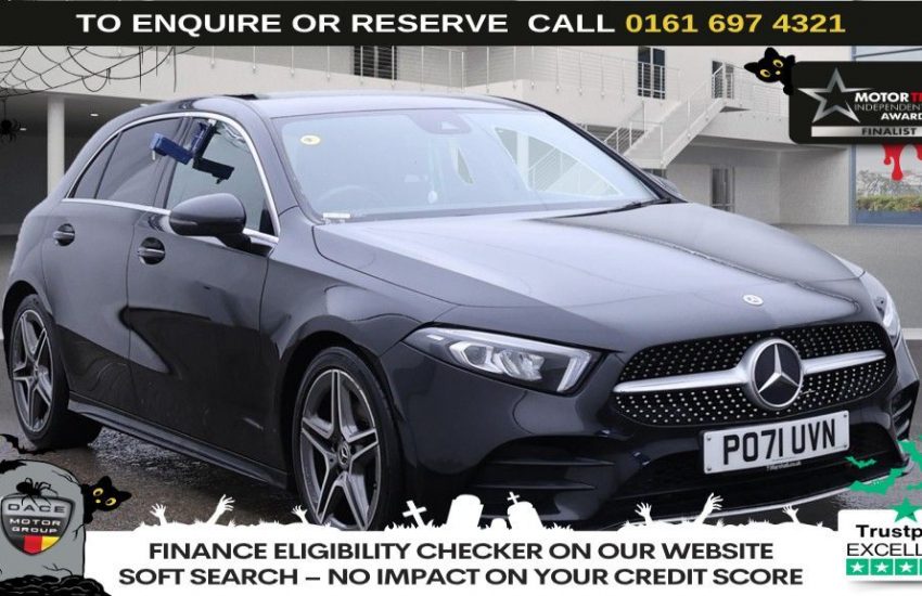 Used 2021 BLACK MERCEDES-BENZ A-CLASS for sale in Manchester