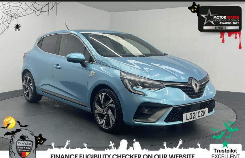 Used 2021 BLUE RENAULT CLIO for sale in Manchester