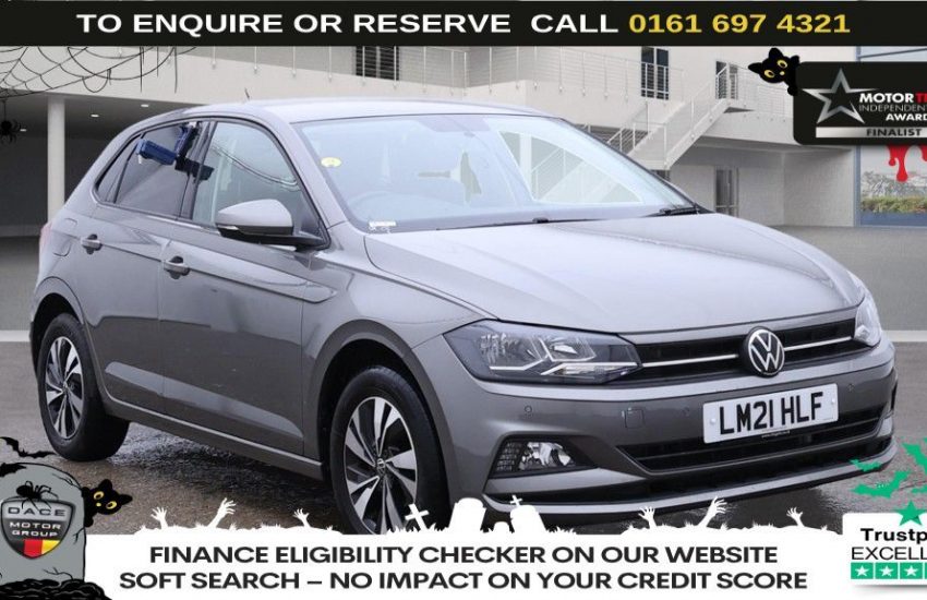 Used 2021 GREY VOLKSWAGEN POLO for sale in Manchester