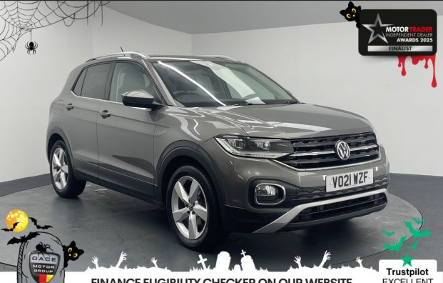 Used 2021 GREY VOLKSWAGEN T-CROSS for sale in Manchester