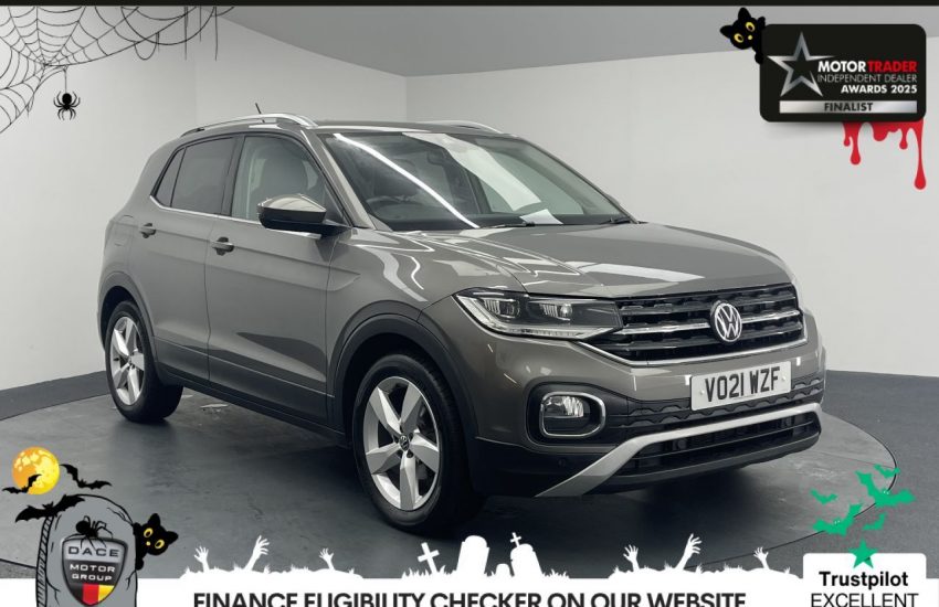 Used 2021 GREY VOLKSWAGEN T-CROSS for sale in Manchester