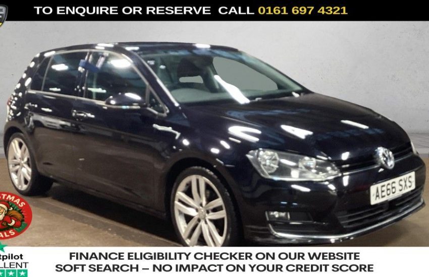 Used 2016 BLACK VOLKSWAGEN GOLF for sale in Manchester