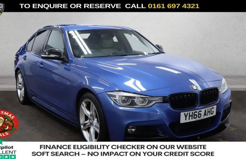 Used 2016 BLUE BMW 3 SERIES for sale in Manchester