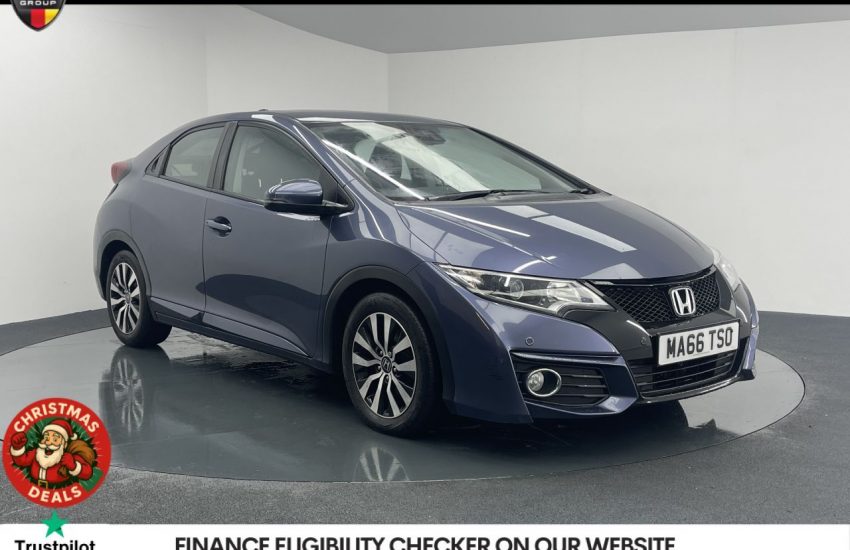 Used 2016 BLUE HONDA CIVIC for sale in Manchester
