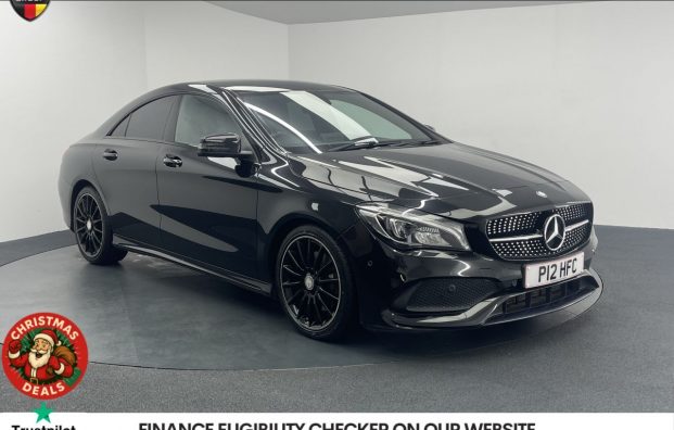 Used 2017 BLACK MERCEDES-BENZ CLA for sale in Manchester